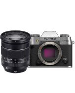 Fujifilm X-T50 + XF 16-80mm f/4 R OIS WR -järjestelmäkamera, hopea