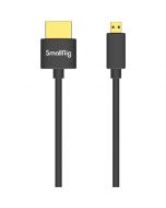 SmallRig 3042 Ultra Slim 4K HDMI Cable 35cm (D to A)