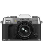 Fujifilm X-T50 + XC 15-45mm f/3.5-5.6 OIS PZ -järjestelmäkamera, hopea